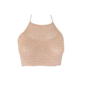 crochet halter crop top